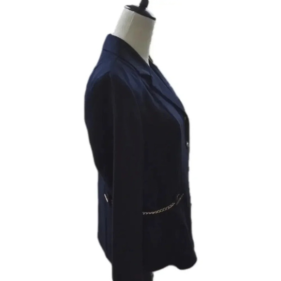 Periwinkle brand Blazer with lining Navy Blue Size 10 - Picture 3 of 8